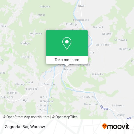 Zagroda. Bar map