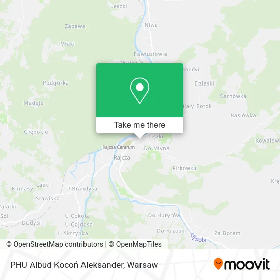 Карта PHU Albud Kocoń Aleksander