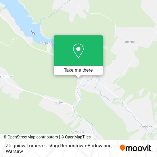 Zbigniew Tomera -Usługi Remontowo-Budowlane map