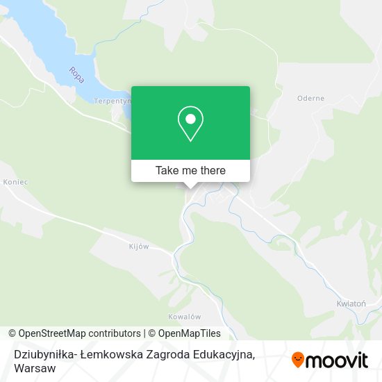 Dziubyniłka- Łemkowska Zagroda Edukacyjna map