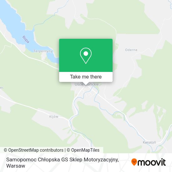 Samopomoc Chłopska GS Sklep Motoryzacyjny map