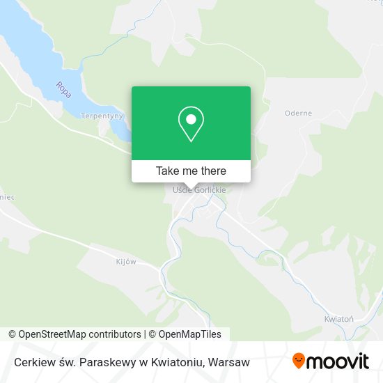 Cerkiew św. Paraskewy w Kwiatoniu map