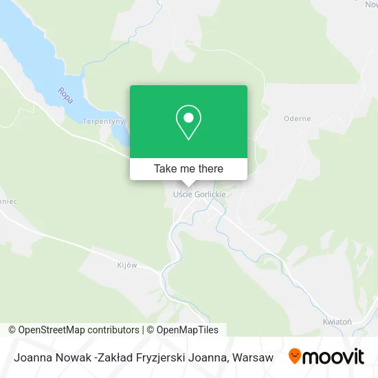 Карта Joanna Nowak -Zakład Fryzjerski Joanna