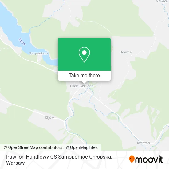 Карта Pawilon Handlowy GS Samopomoc Chłopska