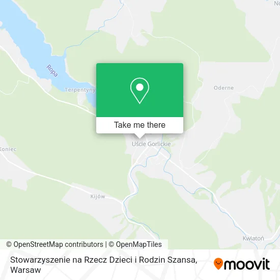 Карта Stowarzyszenie na Rzecz Dzieci i Rodzin Szansa