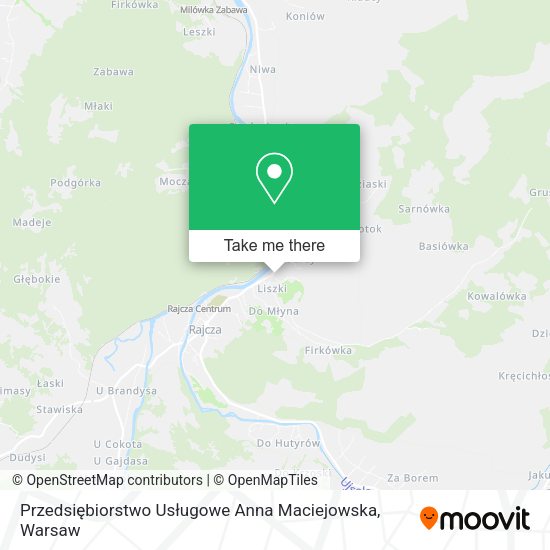 Przedsiębiorstwo Usługowe Anna Maciejowska map