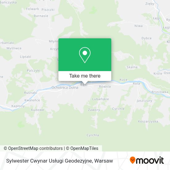 Sylwester Cwynar Usługi Geodezyjne map