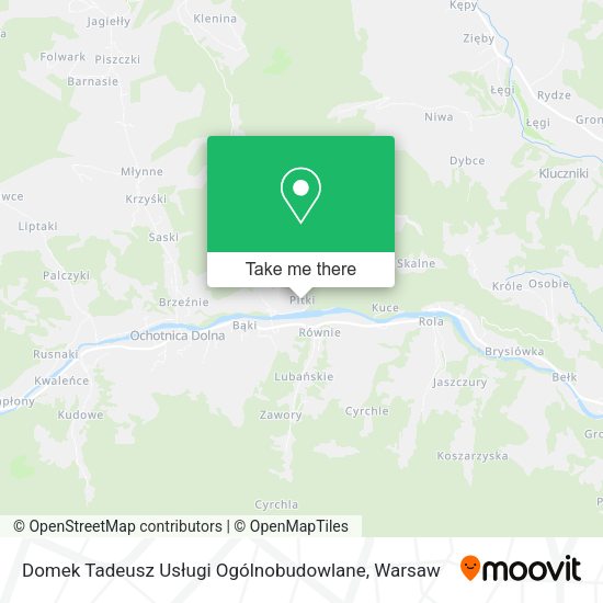 Domek Tadeusz Usługi Ogólnobudowlane map