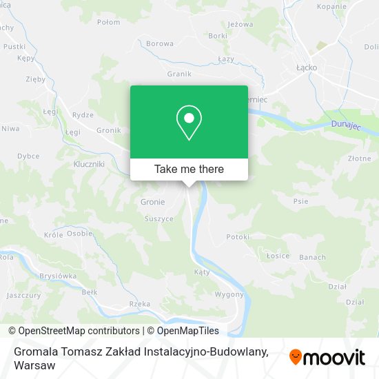 Gromala Tomasz Zakład Instalacyjno-Budowlany map