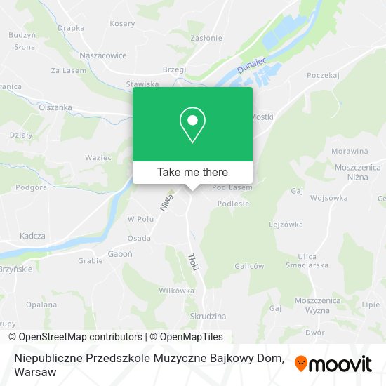 Niepubliczne Przedszkole Muzyczne Bajkowy Dom map