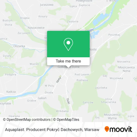 Карта Aquaplast. Producent Pokryć Dachowych