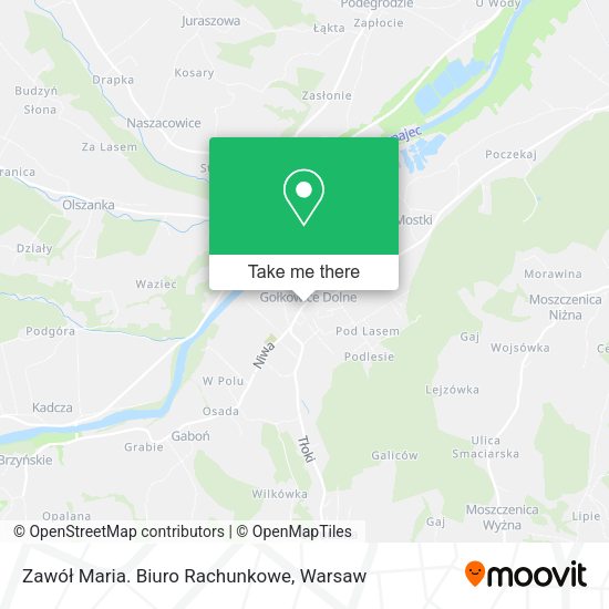 Zawół Maria. Biuro Rachunkowe map