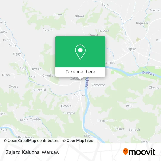 Карта Zajazd Kaluzna