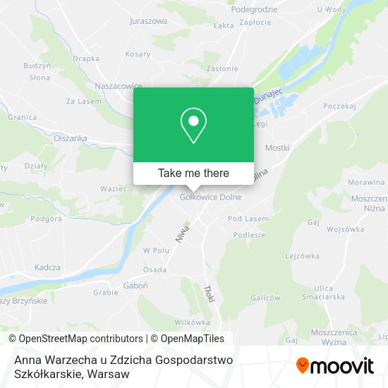 Anna Warzecha u Zdzicha Gospodarstwo Szkółkarskie map