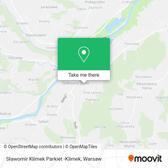 Sławomir Klimek Parkiet -Klimek map