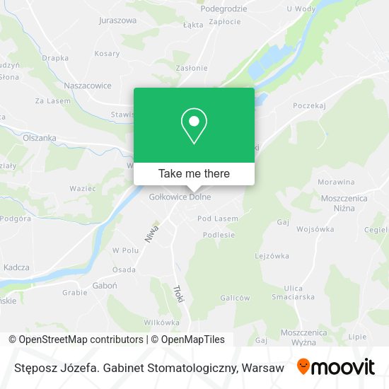 Stęposz Józefa. Gabinet Stomatologiczny map