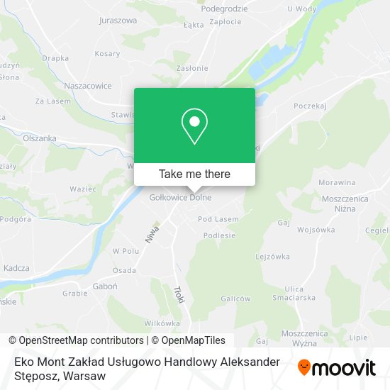 Eko Mont Zakład Usługowo Handlowy Aleksander Stęposz map