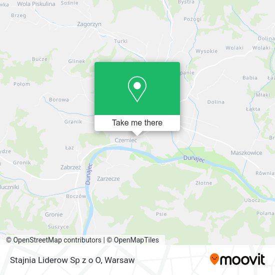 Stajnia Liderow Sp z o O map