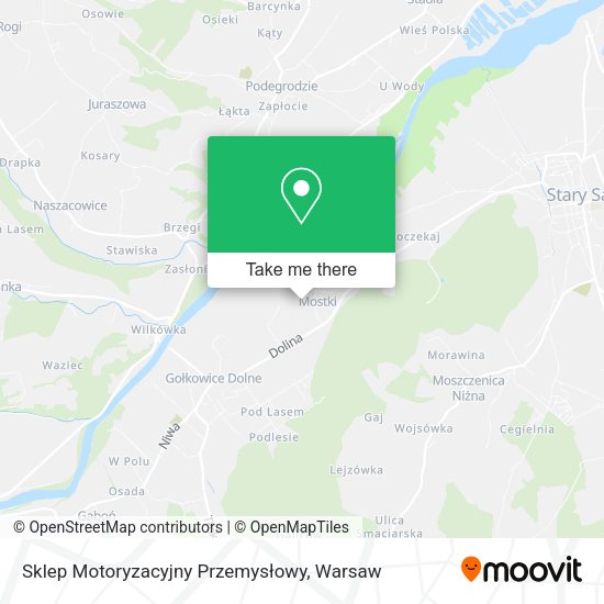 Sklep Motoryzacyjny Przemysłowy map