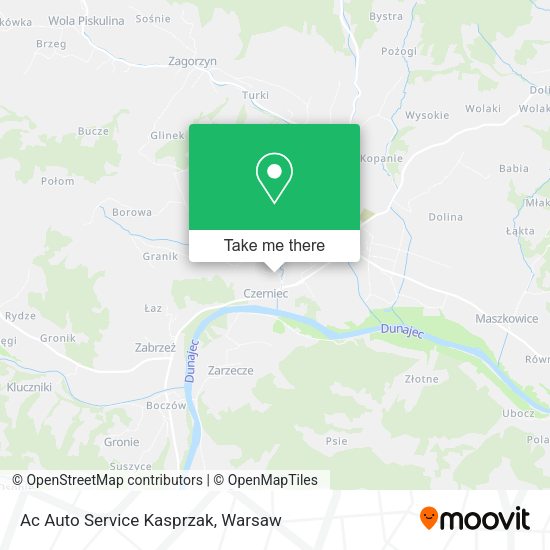 Ac Auto Service Kasprzak map