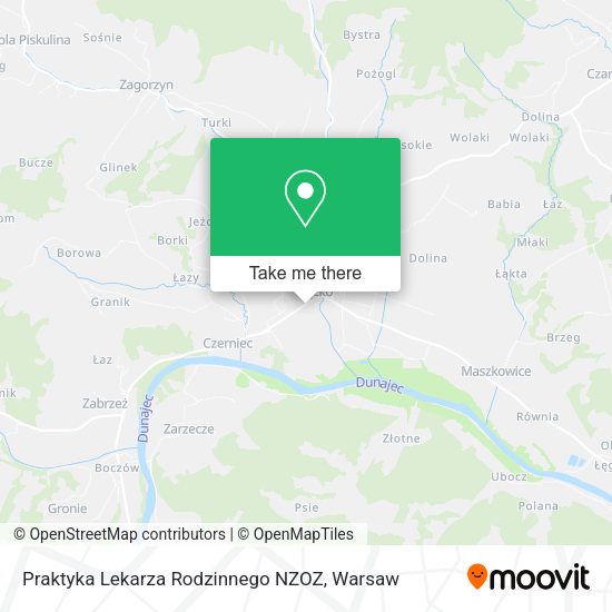 Praktyka Lekarza Rodzinnego NZOZ map