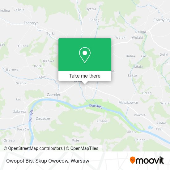 Owopol-Bis. Skup Owoców map