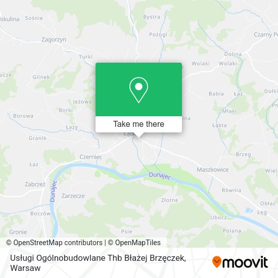 Usługi Ogólnobudowlane Thb Błażej Brzęczek map