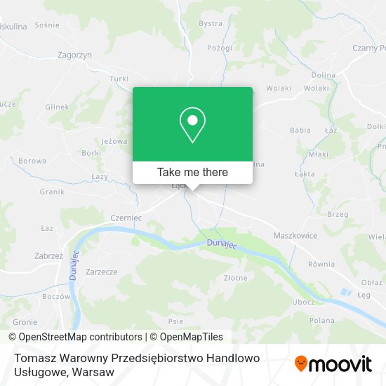 Tomasz Warowny Przedsiębiorstwo Handlowo Usługowe map