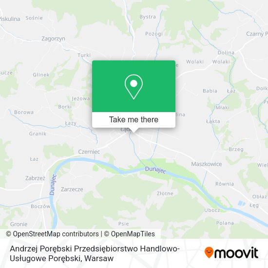 Andrzej Porębski Przedsiębiorstwo Handlowo-Usługowe Porębski map