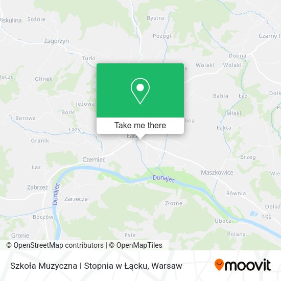 Szkoła Muzyczna I Stopnia w Łącku map