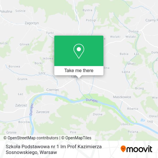 Szkoła Podstawowa nr 1 Im Prof Kazimierza Sosnowskiego map