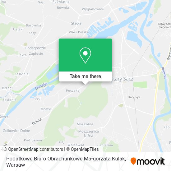 Podatkowe Biuro Obrachunkowe Małgorzata Kulak map