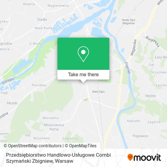 Przedsiębiorstwo Handlowo-Usługowe Combi Szymański Zbigniew map