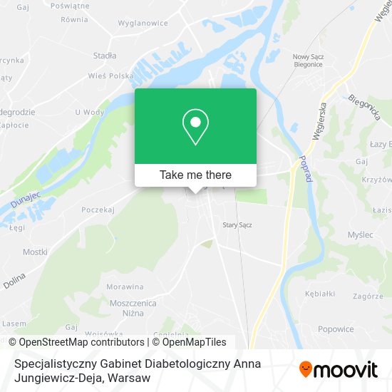 Specjalistyczny Gabinet Diabetologiczny Anna Jungiewicz-Deja map