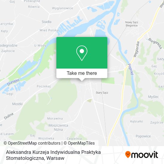 Aleksandra Kurzeja Indywidualna Praktyka Stomatologiczna map