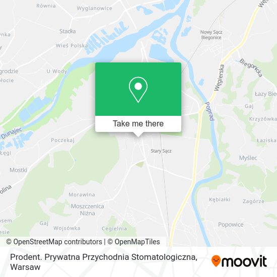 Prodent. Prywatna Przychodnia Stomatologiczna map