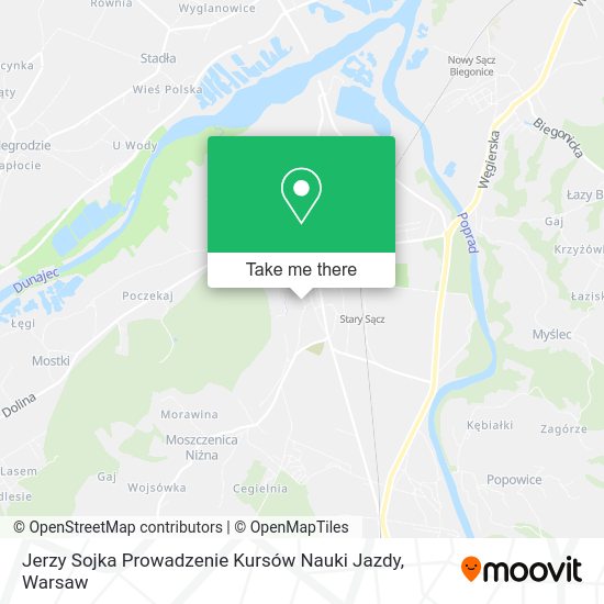 Jerzy Sojka Prowadzenie Kursów Nauki Jazdy map