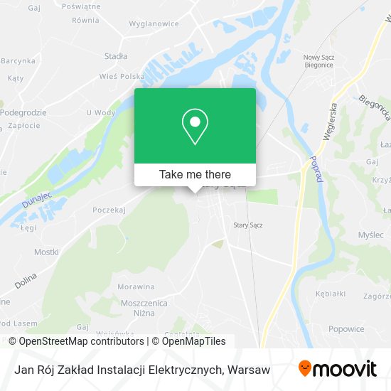 Jan Rój Zakład Instalacji Elektrycznych map