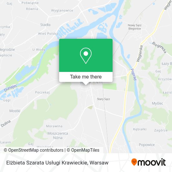 Elżbieta Szarata Usługi Krawieckie map