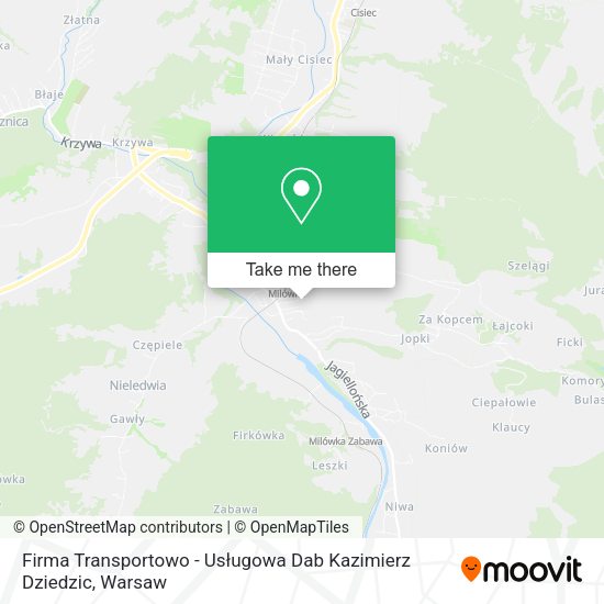 Firma Transportowo - Usługowa Dab Kazimierz Dziedzic map