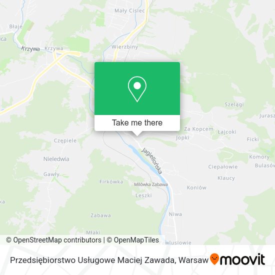 Przedsiębiorstwo Usługowe Maciej Zawada map