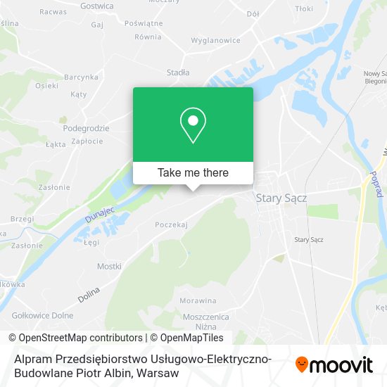 Alpram Przedsiębiorstwo Usługowo-Elektryczno-Budowlane Piotr Albin map