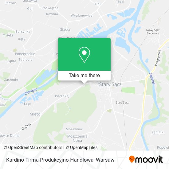 Kardino Firma Produkcyjno-Handlowa map