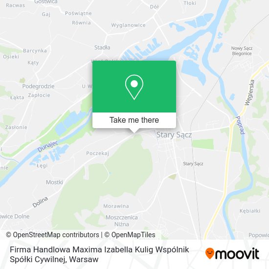 Firma Handlowa Maxima Izabella Kulig Wspólnik Spółki Cywilnej map