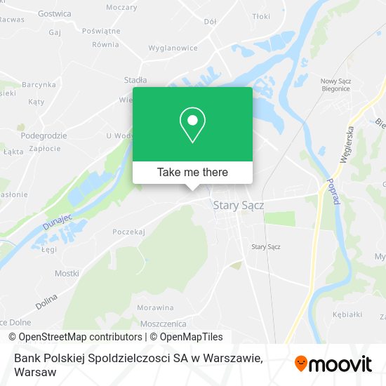 Bank Polskiej Spoldzielczosci SA w Warszawie map