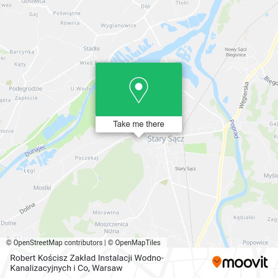 Robert Kościsz Zakład Instalacji Wodno- Kanalizacyjnych i Co map