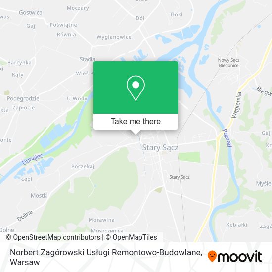 Norbert Zagórowski Usługi Remontowo-Budowlane map