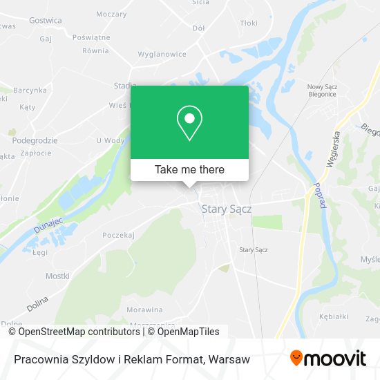 Pracownia Szyldow i Reklam Format map