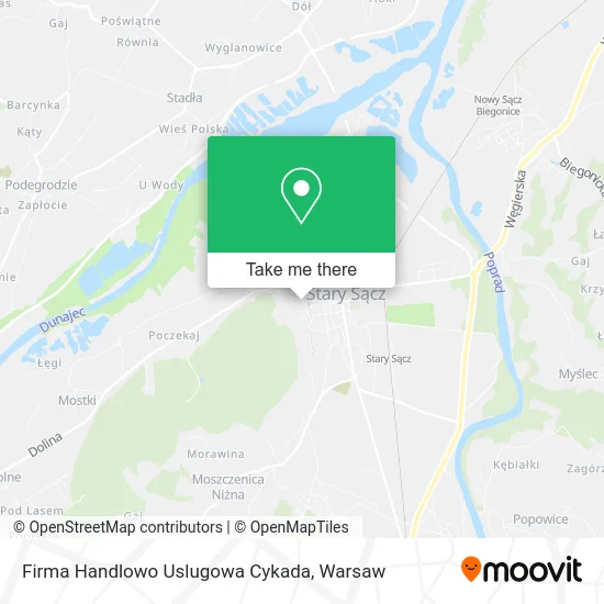 Карта Firma Handlowo Uslugowa Cykada