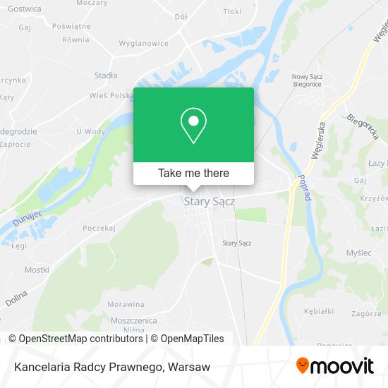 Kancelaria Radcy Prawnego map